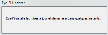 Mise à jour Eye-Fi 
