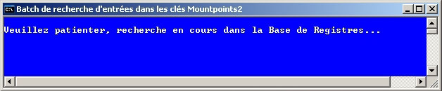 Lancement du batch Mountpoints2