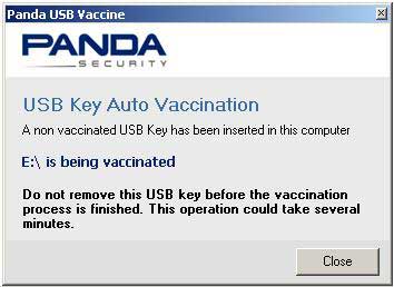 Clé USB vaccinée