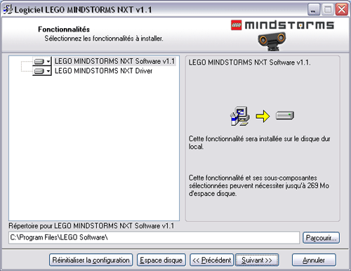 Logiciel Lego Mindstorms