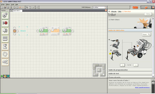 Interface de programmation des lego