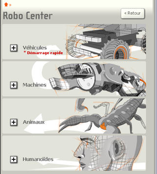 Le robot center