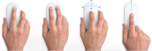 Utilisation de la magic Mouse