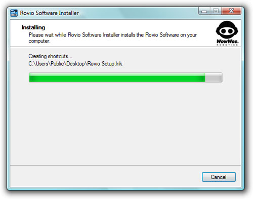 Copie des fichiers...
