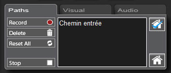 Enregistrement de chemins