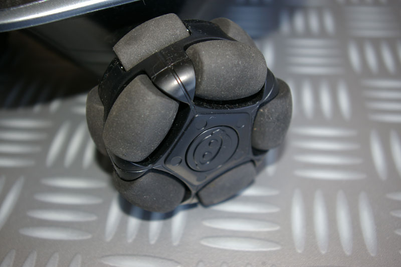 Détail d'une roue du Rovio