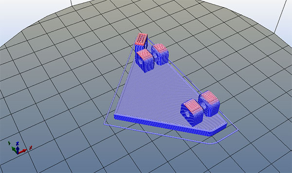 Visualisation des couches d'impression