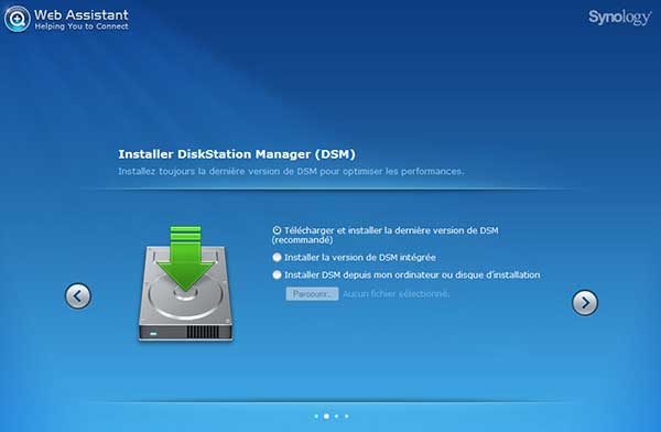 DSM : installation firmware