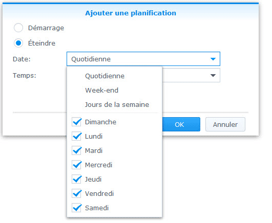 planification du NAS