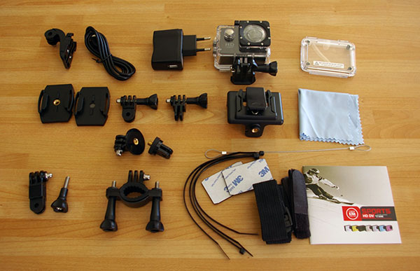 Les accessoires de la SJ4000 HD