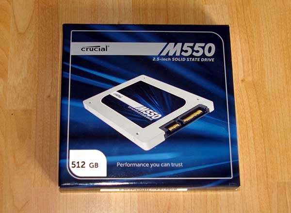 Boite SSD Crucial M550