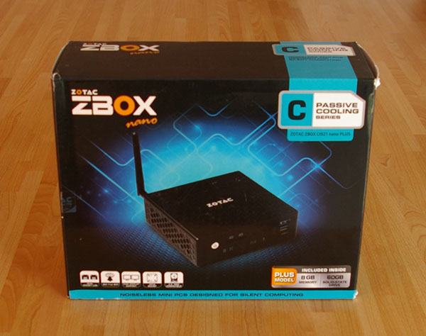 La boite du ZBox CI521 nano Plus