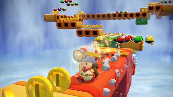 Ecran Captain Toad Treasure Trackers