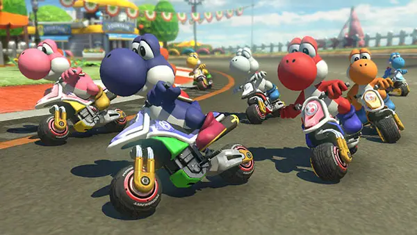 Les motos dans Mario Kart
