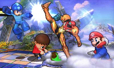 Megaman dans Super Smash Bros 3DS