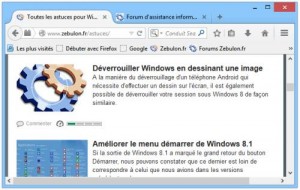 La nouvelle interface Australis de Firefox 29