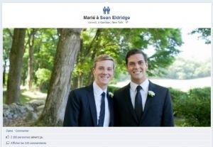 Chris Hugues est le premier membre de Facebook à avoir droit à son icône dédiée au mariage homosexuel.