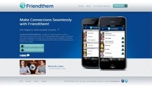 L'application mobile Friendthem offrirait selon son éditeur le même service de recherche d'amis à proximité que celui proposé pa