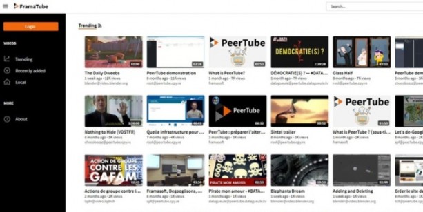 PeerTube : un service open-source qui n'exploite aucune donnée personnelle