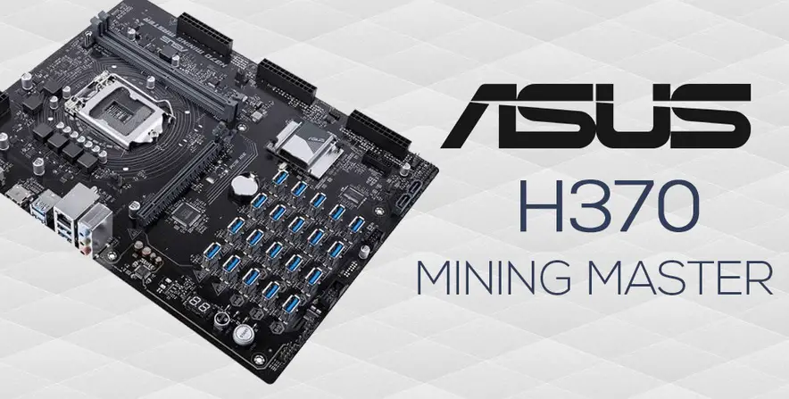 H370 Mining Master : la nouvelle carte mère d'Asus permettant de greffer un max de cartes graphiques