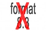 Désactivation format 8.3