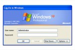 Fenêtre de login Windows XP