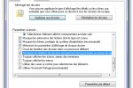 Options des dossiers