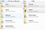 Sélection des fichiers à la souris
