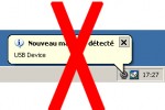 Supprimer la reconnaissance du port USB