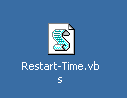 Script Restart-Time.vbs