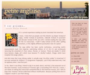 Blog Petite Anglaise