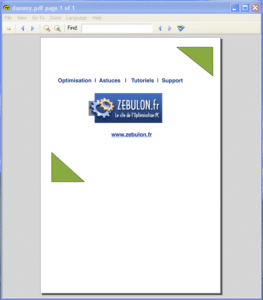 Sumatra PDF, un programme très léger