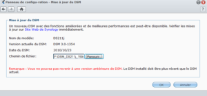 Mise à jour du DSM