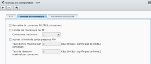 limites de connexion FTP