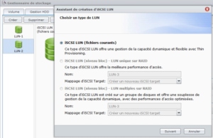 Création iSCSI en 4 étapes