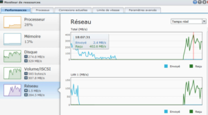 Ecriture sur une seule unité RAID et 3 volumes simples