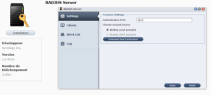 Module Serveur RADIUS