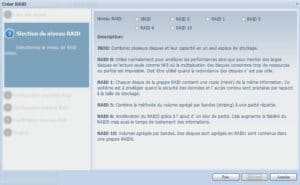 Les différents modes RAID du N8850