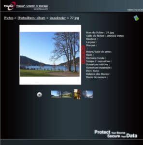 Informations EXIF dans PhotoServer