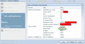 Récapitulatif de la construction du RAID