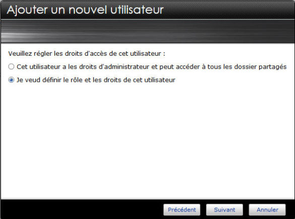 droits utilisateurs