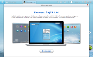 assistant de prise en main du NAS