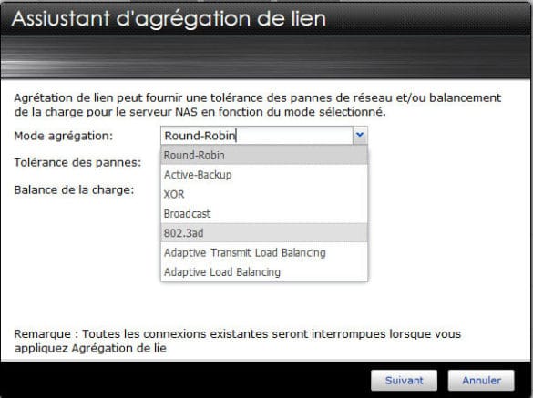 Agrégation de liens