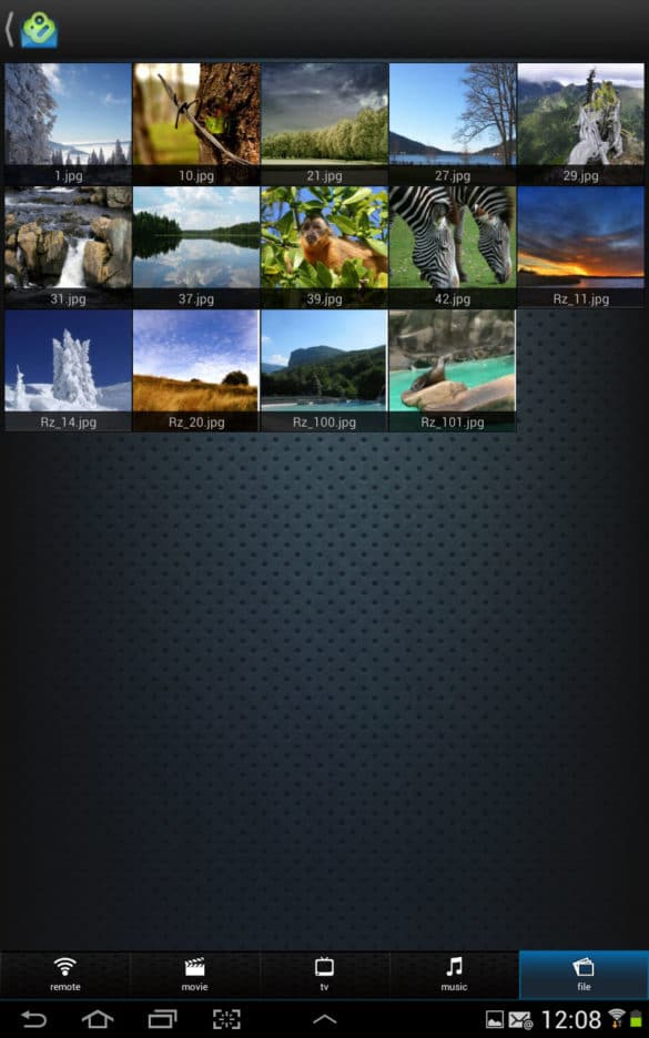 Prévisualisation des photos avant diffusion