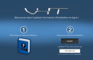 Début de l'installation du NAS