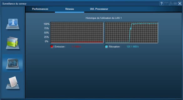 Écriture à partir de 5 PC vers RAID5