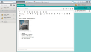 Création document Notes Station