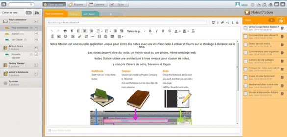 Doc française Notes Station