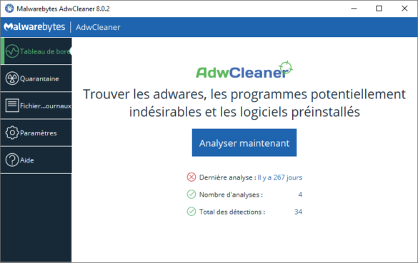Malwarebytes AdwCleaner