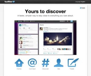 La dernière version de Twitter date du mois de décembre 2011